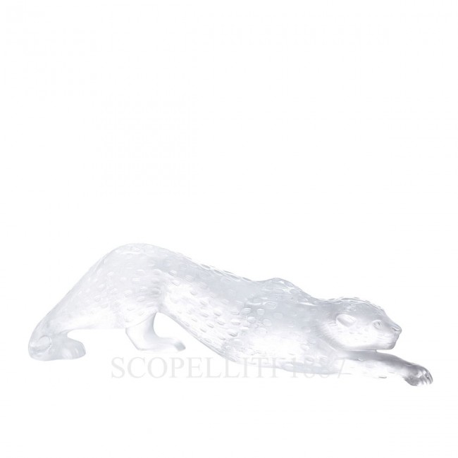 LALIQUE Zeila Panther 스컬쳐 라지 Clear Lalique Zeila Panther Sculpture Large Clear 01824