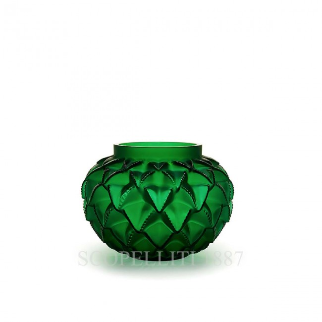 LALIQUE Languedoc Small 화병 꽃병 그린 Lalique Languedoc Small Vase Green 01794