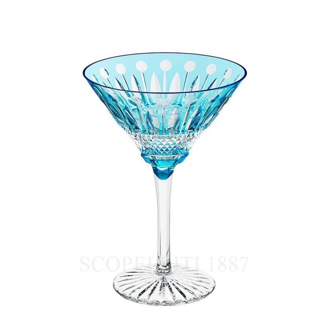 SAINT LOUIS 칵테일잔 Tommy 라이트 블루 Saint Louis Cocktail Glass Tommy Light Blue 01753