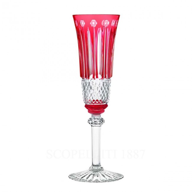 SAINT LOUIS Tommy 샴페인 Flute Red Saint Louis Saint Louis Tommy Champagne Flute Red 01741