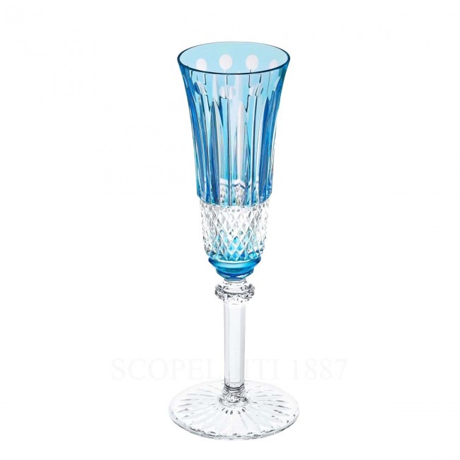 SAINT LOUIS Tommy 샴페인 Flute 라이트 블루 Saint Louis Saint Louis Tommy Champagne Flute Light Blue 01739