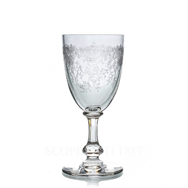 SAINT LOUIS Cleo Wine 버건디 크리스탈 글라스 Saint Louis Cleo Wine Burgundy Crystal Glass 01718