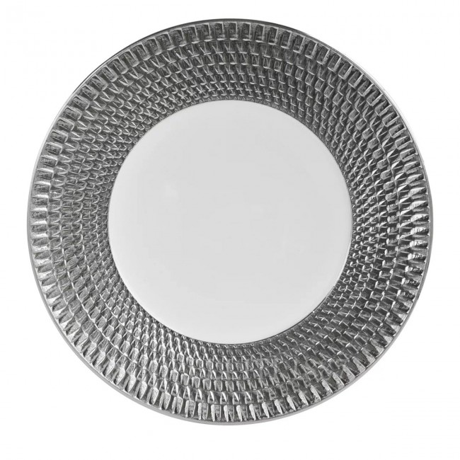 BERNARDAUD Service 접시 Twist Platinum Bernardaud Service Plate Twist Platinum 01644