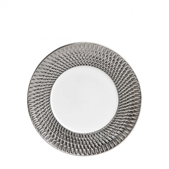 BERNARDAUD 브레드/버터 접시 Twist Platinum Bernardaud Bread and Butter Plate Twist Platinum 01642