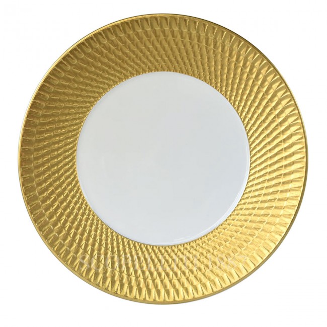 BERNARDAUD Service 접시 Twist 골드 Bernardaud Service Plate Twist Gold 01640