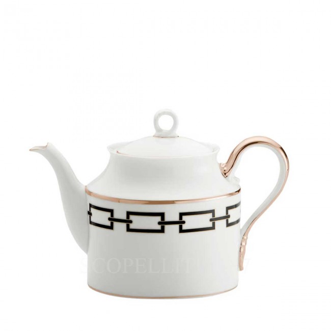 GINORI 1735 Ginori 티포트 Catene 블랙 Ginori 1735 Ginori Teapot Catene Black 01632