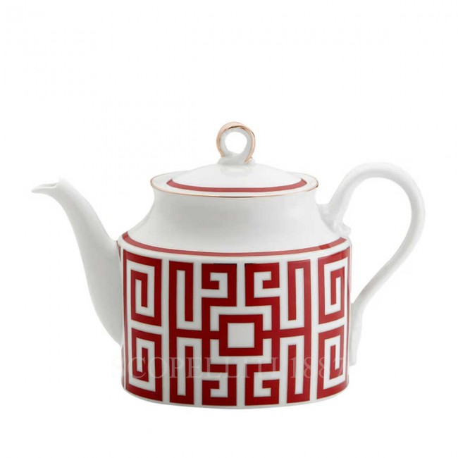 GINORI 1735 티포트 Labirinto Red Ginori 1735 Teapot Labirinto Red 01631