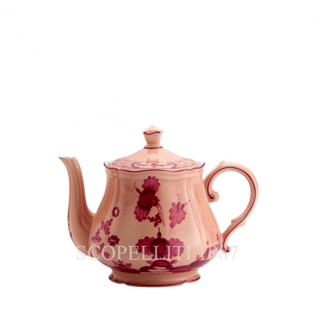 GINORI 1735 티포트 오리엔트E Italiano Vermiglio Ginori 1735 Teapot Oriente Italiano Vermiglio 01623