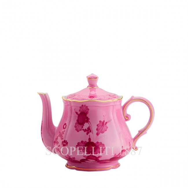 GINORI 1735 티포트 오리엔트E Italiano Porpora Ginori 1735 Teapot Oriente Italiano Porpora 01619