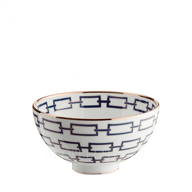 GINORI 1735 Ginori Gio Ponti 볼 Catene 블루 Ginori 1735 Ginori Gio Ponti Bowl Catene Blue 01616