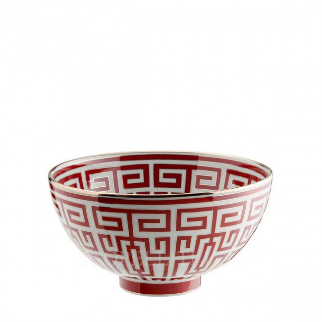 GINORI 1735 Gio Ponti 볼 Labirinto Red Ginori 1735 Gio Ponti Bowl Labirinto Red 01603