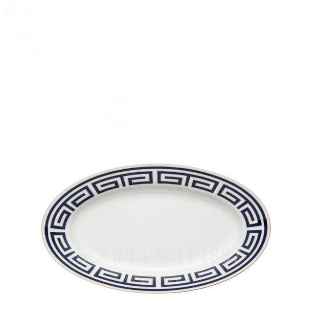 GINORI 1735 Pickle 디쉬 Labirinto 블루 Ginori 1735 Pickle Dish Labirinto Blue 01559