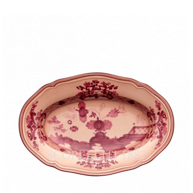 GINORI 1735 Pickle 디쉬 오리엔트E Italiano Vermiglio Ginori 1735 Pickle Dish Oriente Italiano Vermiglio 01553