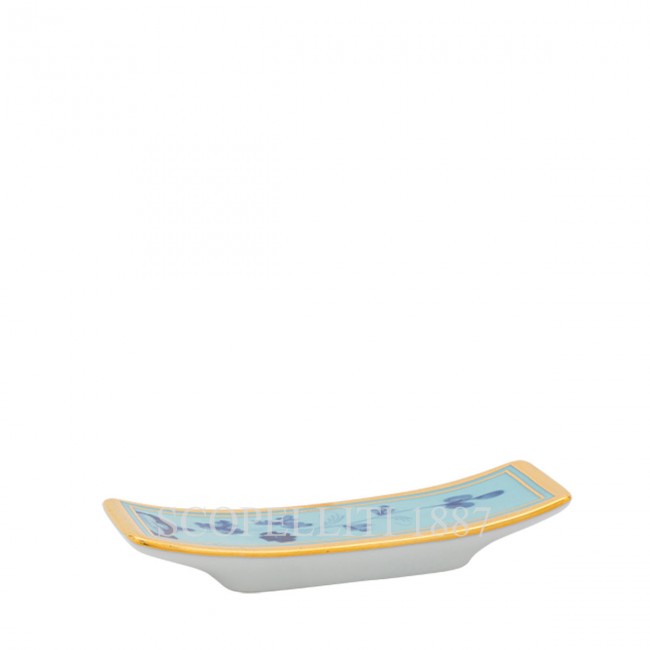 GINORI 1735 Chopsticks Holder 오리엔트E Italiano Iris Ginori 1735 Chopsticks Holder Oriente Italiano Iris 01530