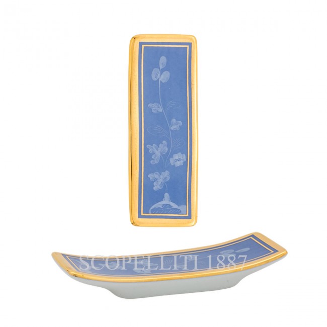 GINORI 1735 Chopsticks Holder 오리엔트E Italiano Pervinca Ginori 1735 Chopsticks Holder Oriente Italiano Pervinca 01529