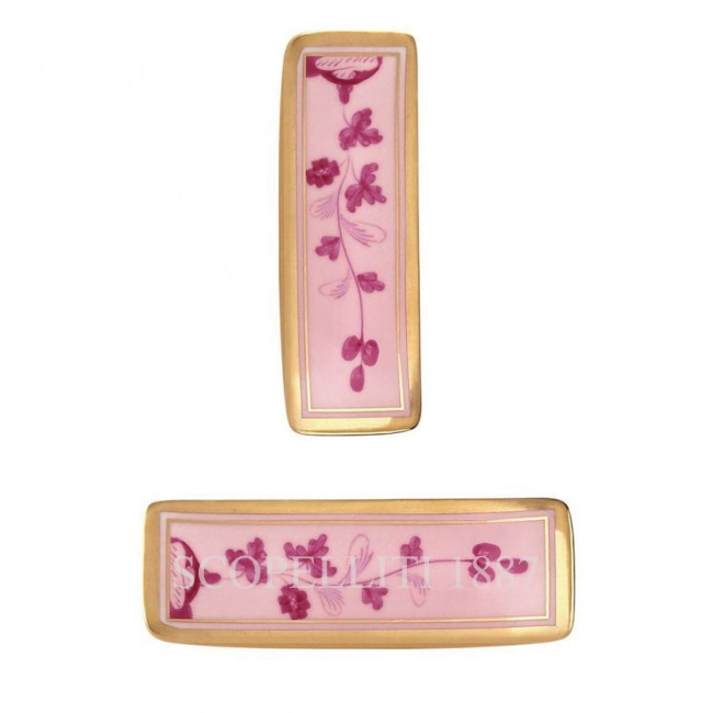 GINORI 1735 Chopsticks Holder 오리엔트E Italiano Porpora Ginori 1735 Chopsticks Holder Oriente Italiano Porpora 01528