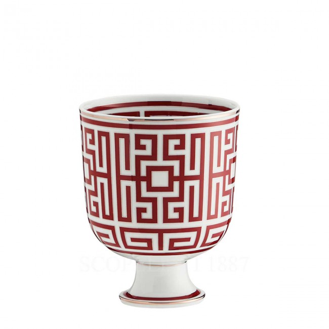 GINORI 1735 화병 꽃병 Cachepot Labirinto Red Ginori 1735 Vase Cachepot Labirinto Red 01521