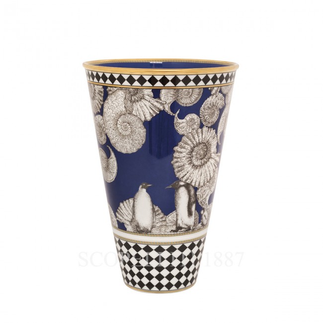 GINORI 1735 Ginori 토템 Penguin 화병 꽃병 Ginori 1735 Ginori Totem Penguin Vase 01515