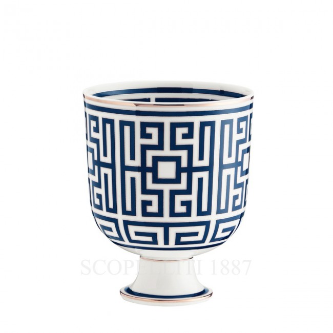 GINORI 1735 Cachepot 화병 꽃병 Labirinto 블루 Ginori 1735 Cachepot Vase Labirinto Blue 01513