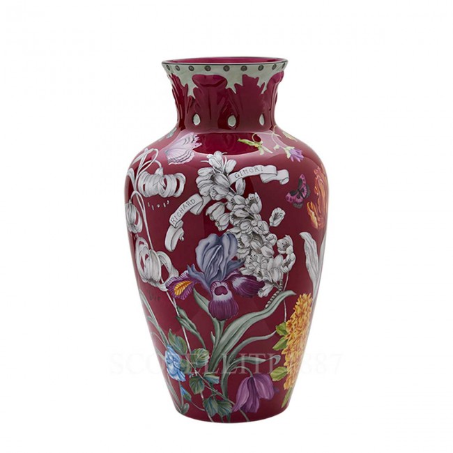 GINORI 1735 Ginori 화병 꽃병 42 cm Giardino dell’Iris 퍼플 Ginori 1735 Ginori Vase 42 cm Giardino dell’Iris Purple 01500