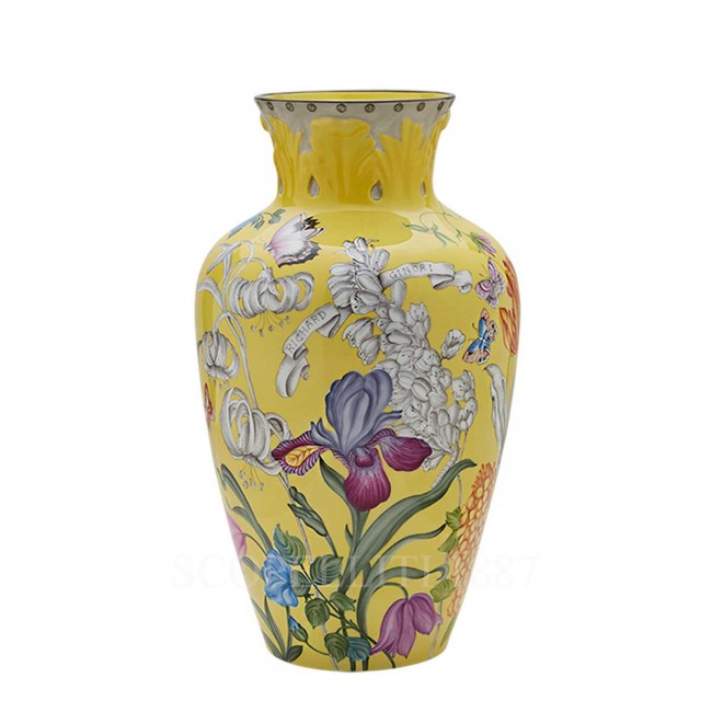 GINORI 1735 Ginori 화병 꽃병 42 cm Giardino dell’Iris Citrine Ginori 1735 Ginori Vase 42 cm Giardino dell’Iris Citrine 01499
