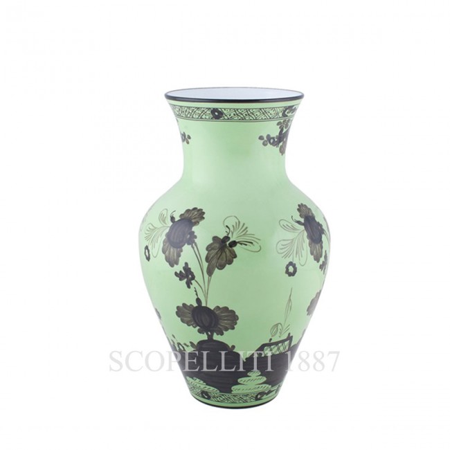 GINORI 1735 라지 Ming 화병 꽃병 오리엔트E Italiano Bario Ginori 1735 Large Ming Vase Oriente Italiano Bario 01489