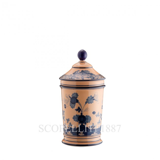 GINORI 1735 Pharmacy 화병 꽃병 With Lid 오리엔트E Italiano Cipria Ginori 1735 Pharmacy Vase With Lid Oriente Italiano Cipria 01488
