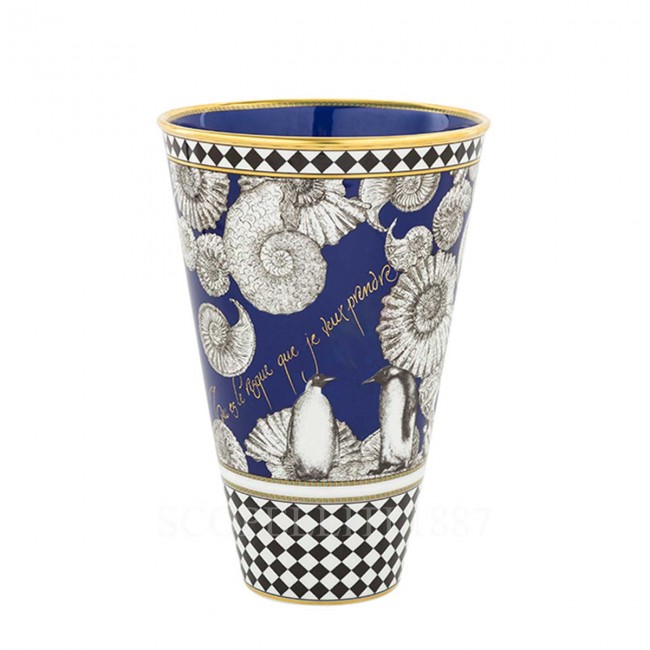 GINORI 1735 Ginori 토템 Penguin 화병 꽃병 Customizable Ginori 1735 Ginori Totem Penguin Vase Customizable 01453