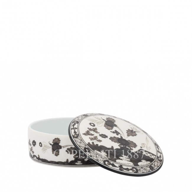 GINORI 1735 Round Box With Lid 오리엔트E Italiano Albus Ginori 1735 Round Box With Lid Oriente Italiano Albus 01422