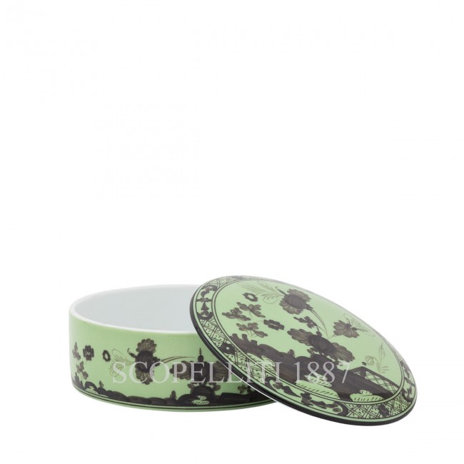 GINORI 1735 Round Box With Lid 오리엔트E Italiano Bario Ginori 1735 Round Box With Lid Oriente Italiano Bario 01421
