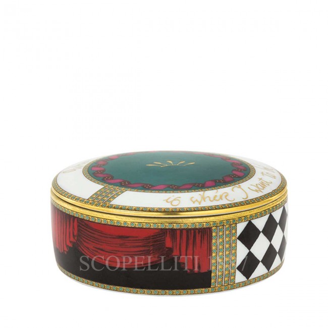 GINORI 1735 Ginori 토템 코끼리 Round Box with 커버 Customizable Ginori 1735 Ginori Totem Elephant Round Box with Cover Customizable 01413