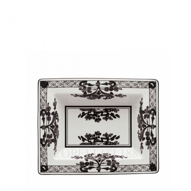 GINORI 1735 직사각형 Vide Poche 오리엔트E Italiano Albus Ginori 1735 Rectangular Vide Poche Oriente Italiano Albus 01396