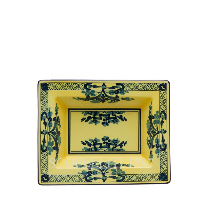 GINORI 1735 직사각형 Vide Poche 오리엔트E Italiano Citrino Ginori 1735 Rectangular Vide Poche Oriente Italiano Citrino 01387