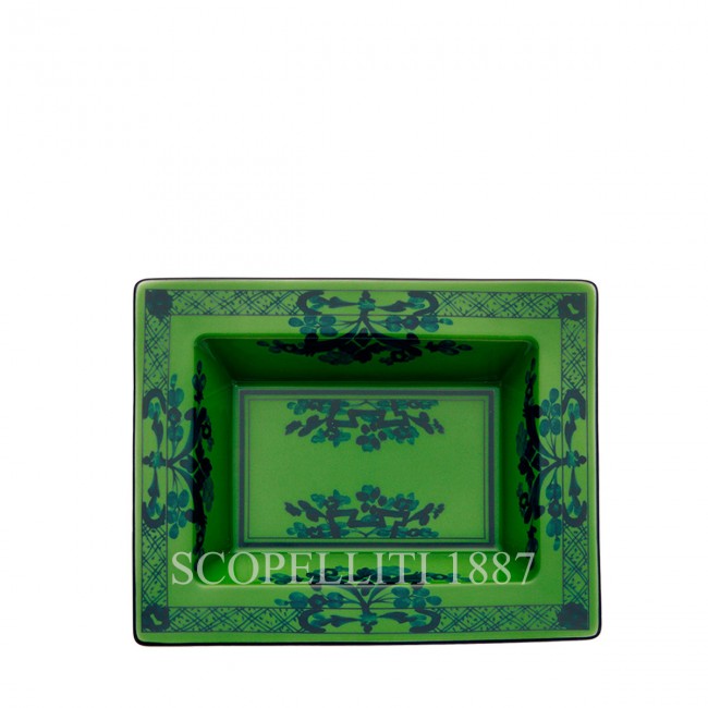 GINORI 1735 직사각형 Vide Poche 오리엔트E Italiano Malachite Ginori 1735 Rectangular Vide Poche Oriente Italiano Malachite 01384