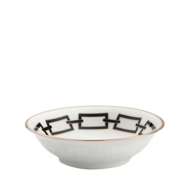 GINORI 1735 Ginori 과일 볼 Catene 블랙 Ginori 1735 Ginori Fruit Bowl Catene Black 01339