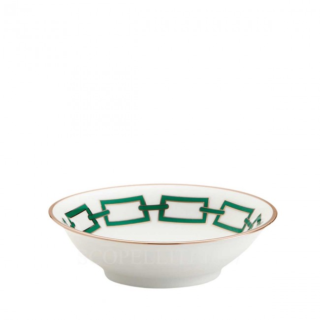 GINORI 1735 Ginori 과일 볼 Catene 그린 Ginori 1735 Ginori Fruit Bowl Catene Green 01337