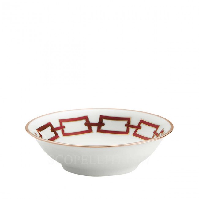 GINORI 1735 Ginori 과일 볼 Catene Red Ginori 1735 Ginori Fruit Bowl Catene Red 01335