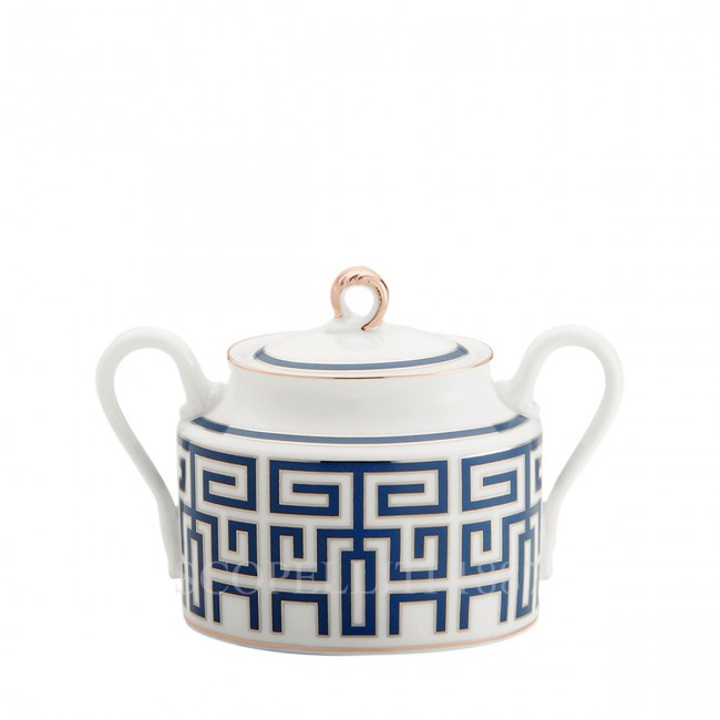 GINORI 1735 Sugar 볼 Labirinto 블루 Ginori 1735 Sugar Bowl Labirinto Blue 01318