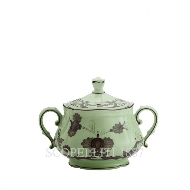 GINORI 1735 Sugar 볼 With Lid 오리엔트E Italiano Bario Ginori 1735 Sugar Bowl With Lid Oriente Italiano Bario 01316