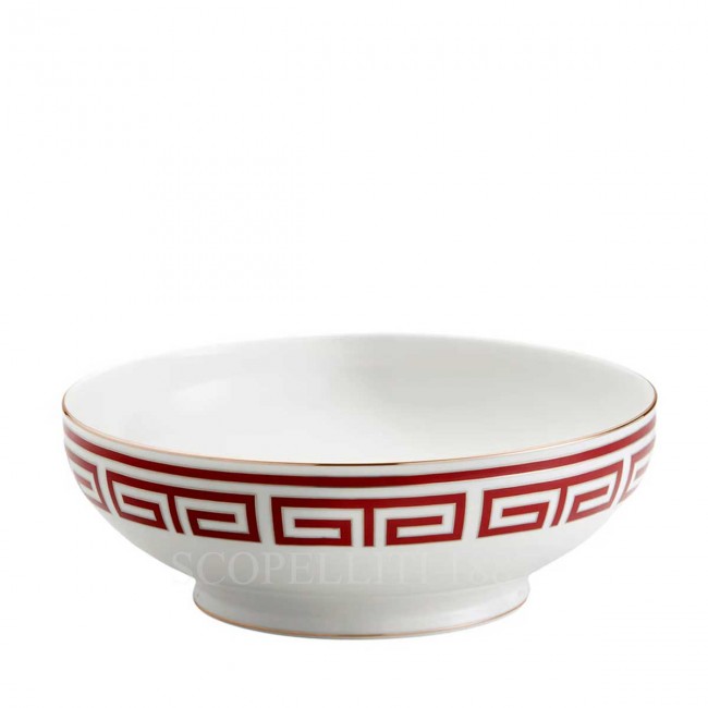 GINORI 1735 샐러드볼 Labirinto Red Ginori 1735 Salad Bowl Labirinto Red 01304