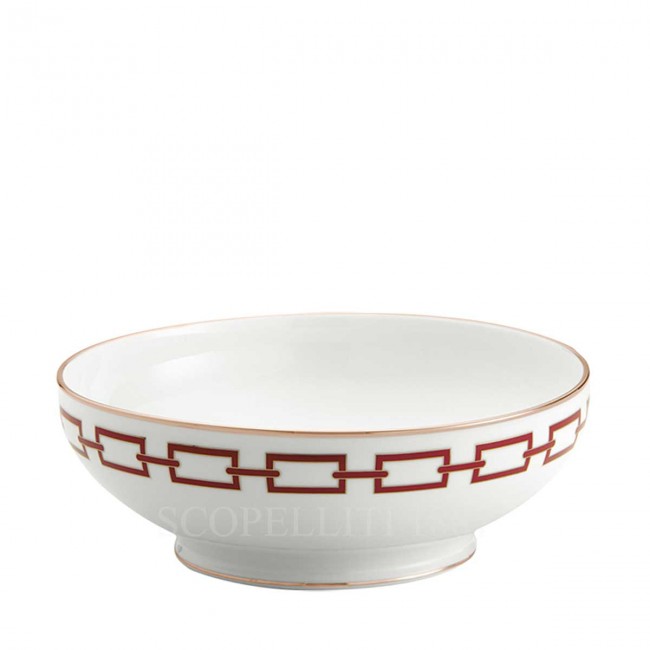 GINORI 1735 Ginori 샐러드볼 Catene Red Ginori 1735 Ginori Salad Bowl Catene Red 01302