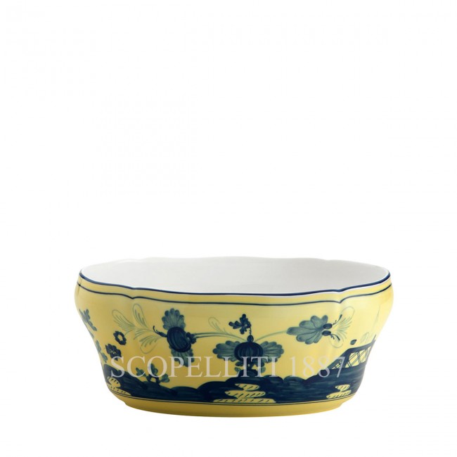 GINORI 1735 오발 샐러드볼 오리엔트E Italiano Citrino Ginori 1735 Oval Salad Bowl Oriente Italiano Citrino 01298