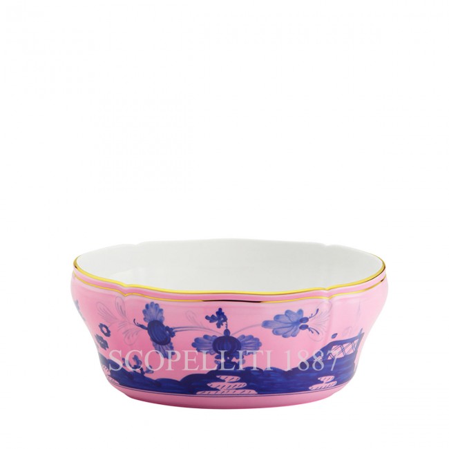 GINORI 1735 오발 샐러드볼 오리엔트E Italiano Azalea Ginori 1735 Oval Salad Bowl Oriente Italiano Azalea 01295