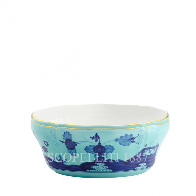 GINORI 1735 오발 샐러드볼 오리엔트E Italiano Iris Ginori 1735 Oval Salad Bowl Oriente Italiano Iris 01294