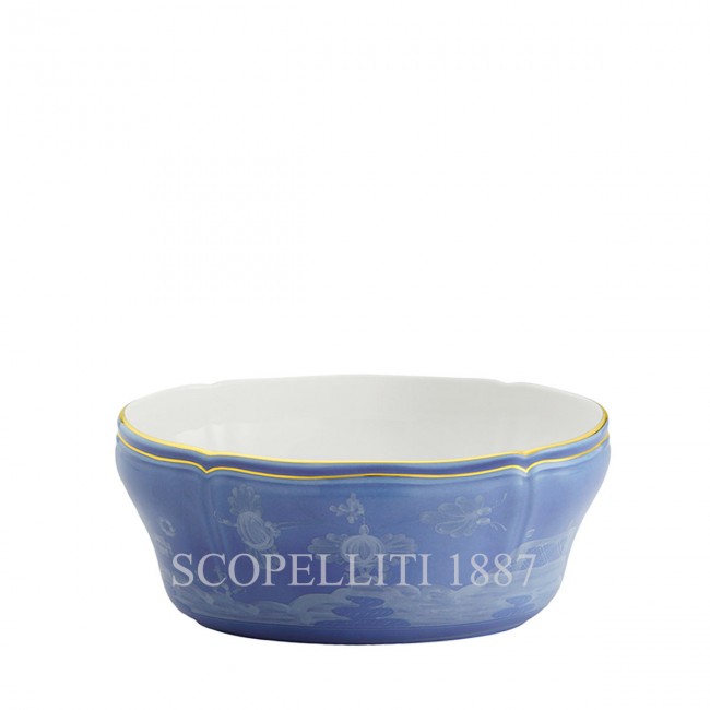 GINORI 1735 오발 샐러드볼 오리엔트E Italiano Pervinca Ginori 1735 Oval Salad Bowl Oriente Italiano Pervinca 01293