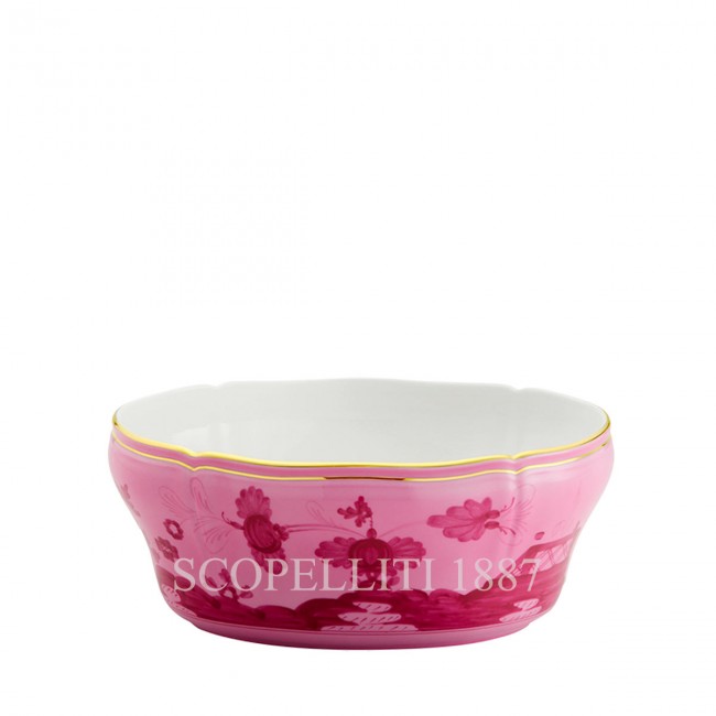 GINORI 1735 오발 샐러드볼 오리엔트E Italiano Porpora Ginori 1735 Oval Salad Bowl Oriente Italiano Porpora 01292
