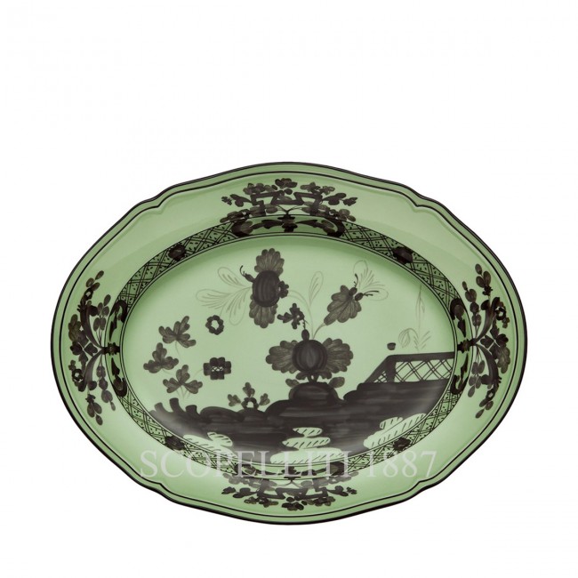 GINORI 1735 오발 플래터 Small 오리엔트E Italiano Bario Ginori 1735 Oval Platter Small Oriente Italiano Bario 01257