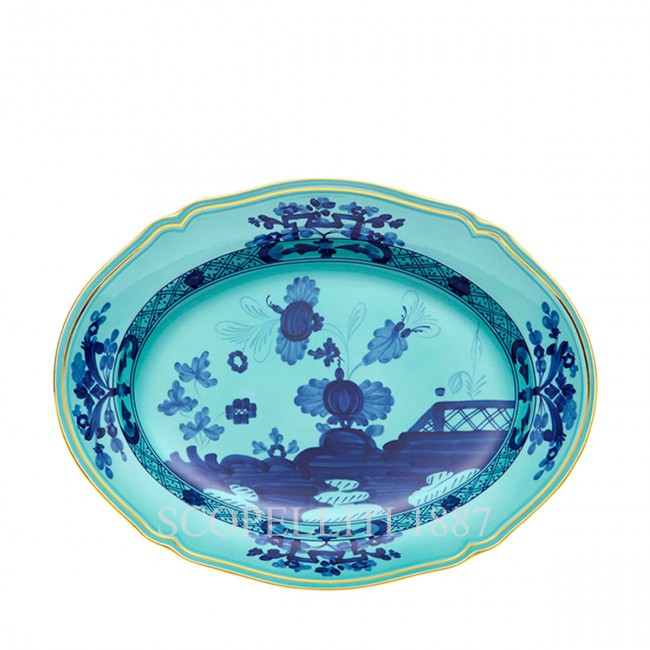 GINORI 1735 오발 플래터 Small 오리엔트E Italiano Iris Ginori 1735 Oval Platter Small Oriente Italiano Iris 01242