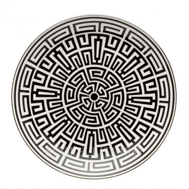 GINORI 1735 접시 Labirinto 블랙 Ginori 1735 Plate Labirinto Black 01225