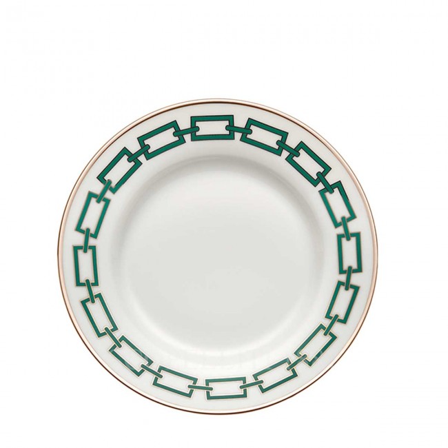 GINORI 1735 Ginori 디저트접시 Catene 그린 Ginori 1735 Ginori Dessert Plate Catene Green 01208